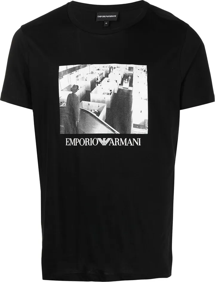 photo-print cotton T-shirt