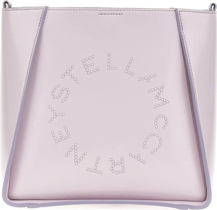 Stella McCartney Logo Studded Crossbody Bag