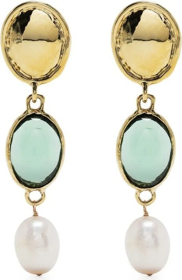 Sirena pearl-drop earrings