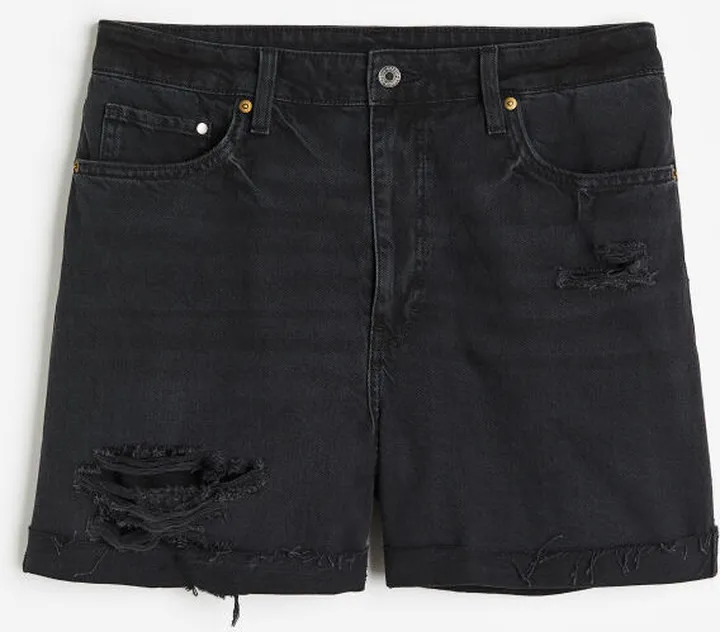 Mom Comfort High Denim Shorts