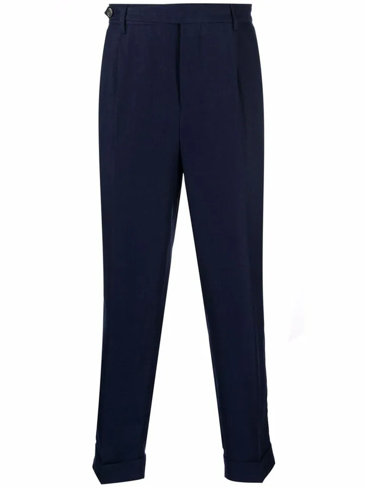 Straight-Leg Tailored Trousers