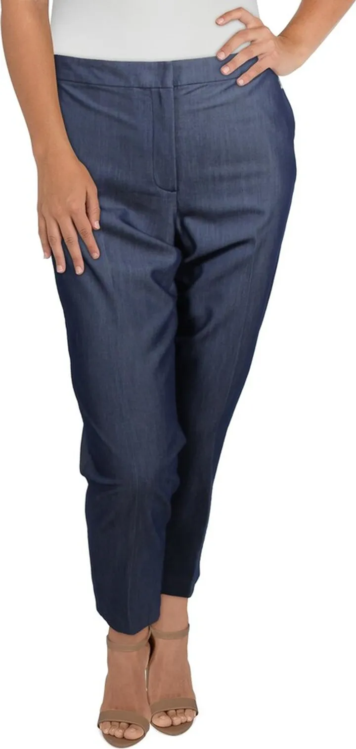Womens Woven Slim Dress Pants