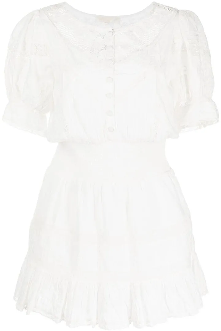 Jaislyn embroidered mini dress