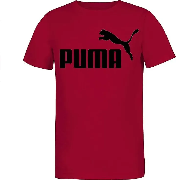 PUMA Boys' No. 1 Logo T-Shirt (Red) Men's T Shirt