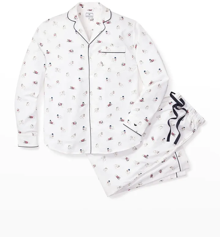 Men's British Bulldogs Cotton Pajama Set