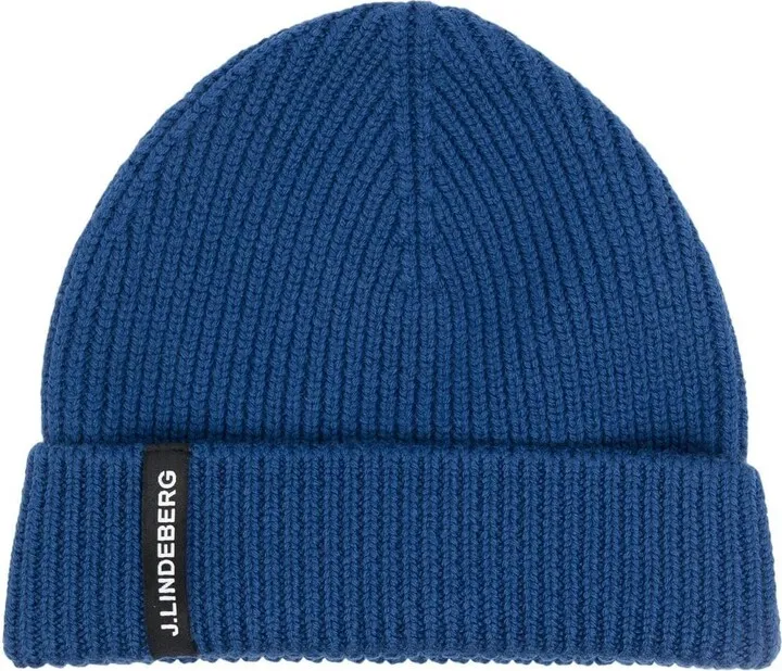 Juan logo-patch merino beanie