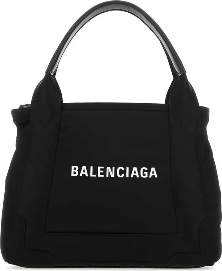 Balenciaga Logo Print Cabas XS Tote Bag