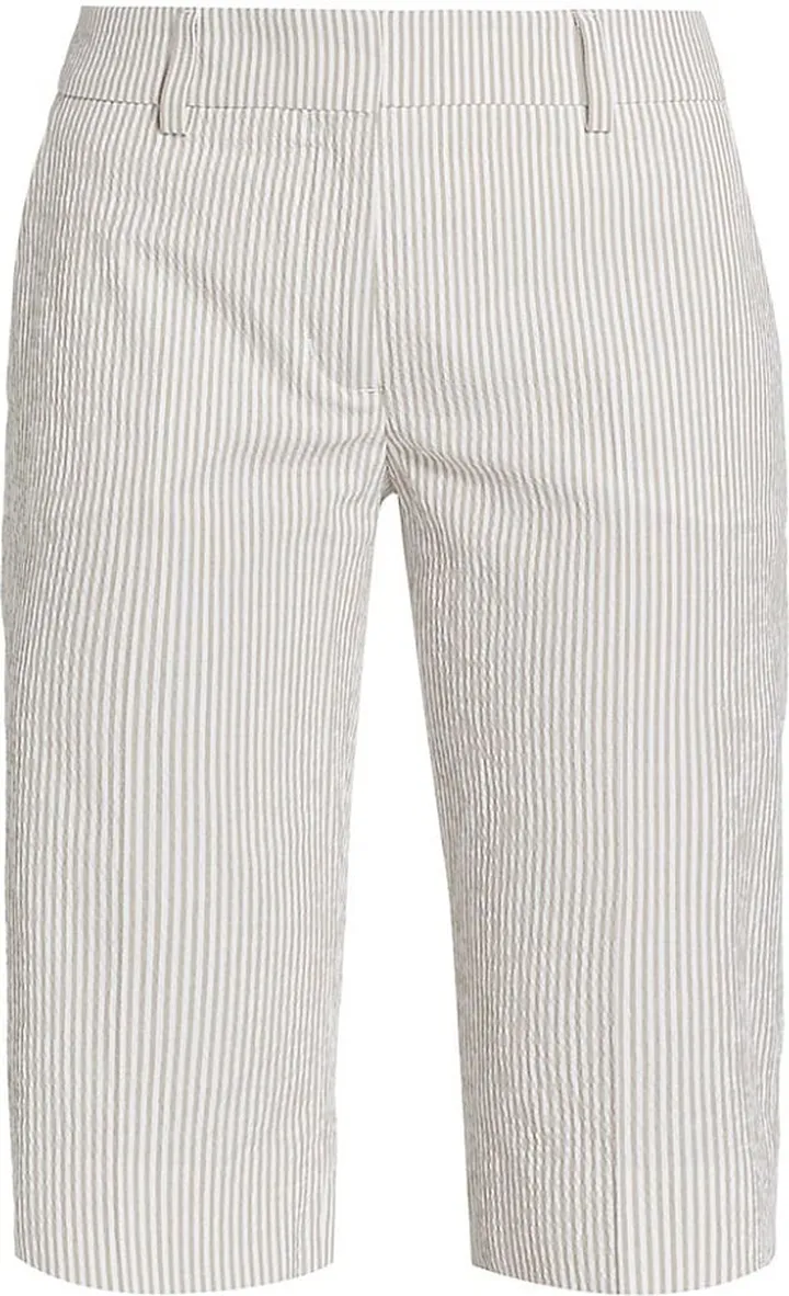 Alissa Seersucker Bermuda Shorts