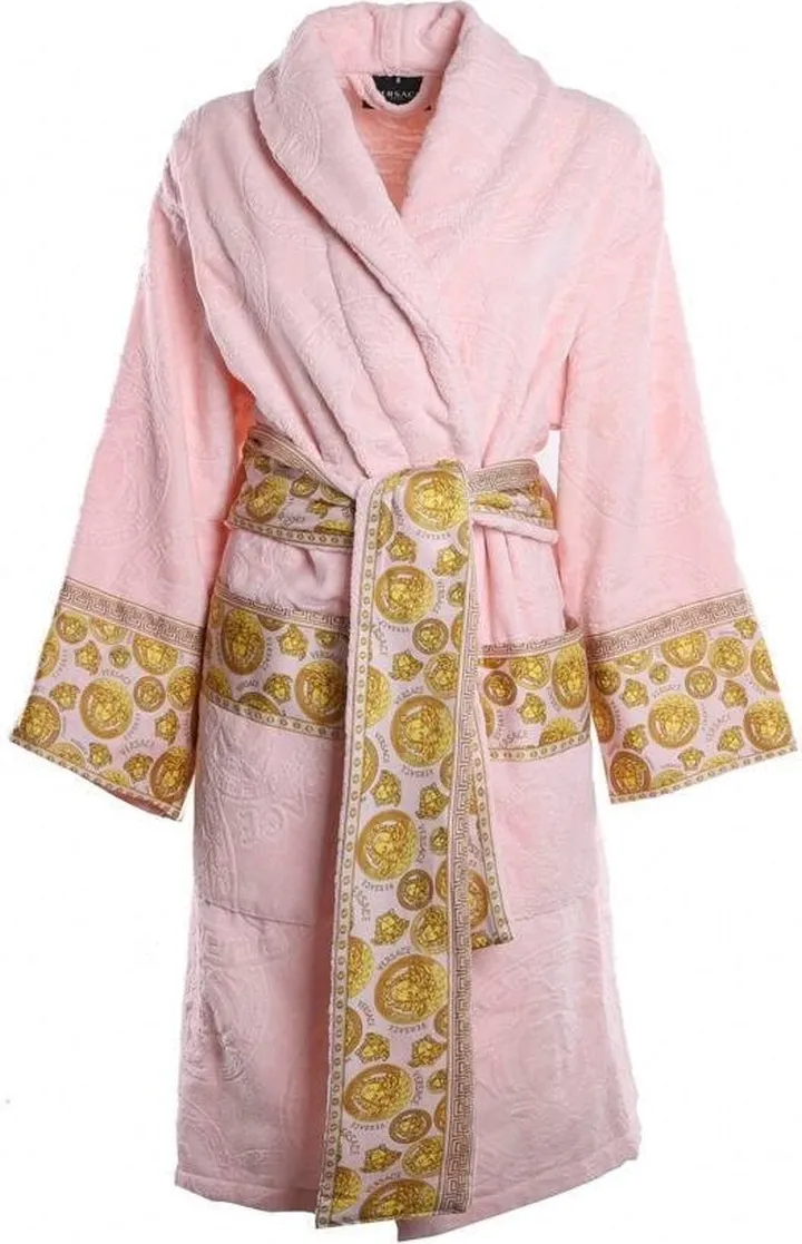 Versace Medusa Printed Long-Sleeved Robe
