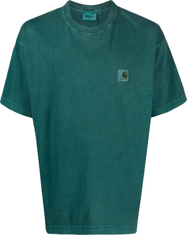Nelson logo-patch short-sleeve cotton T-shirt