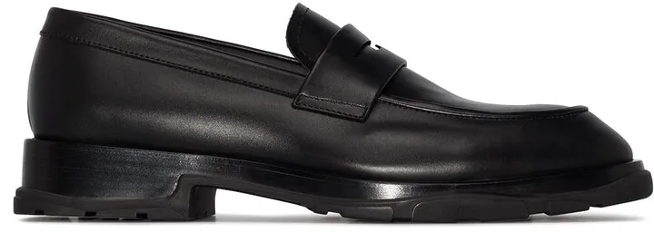 Rubber-Sole Loafers