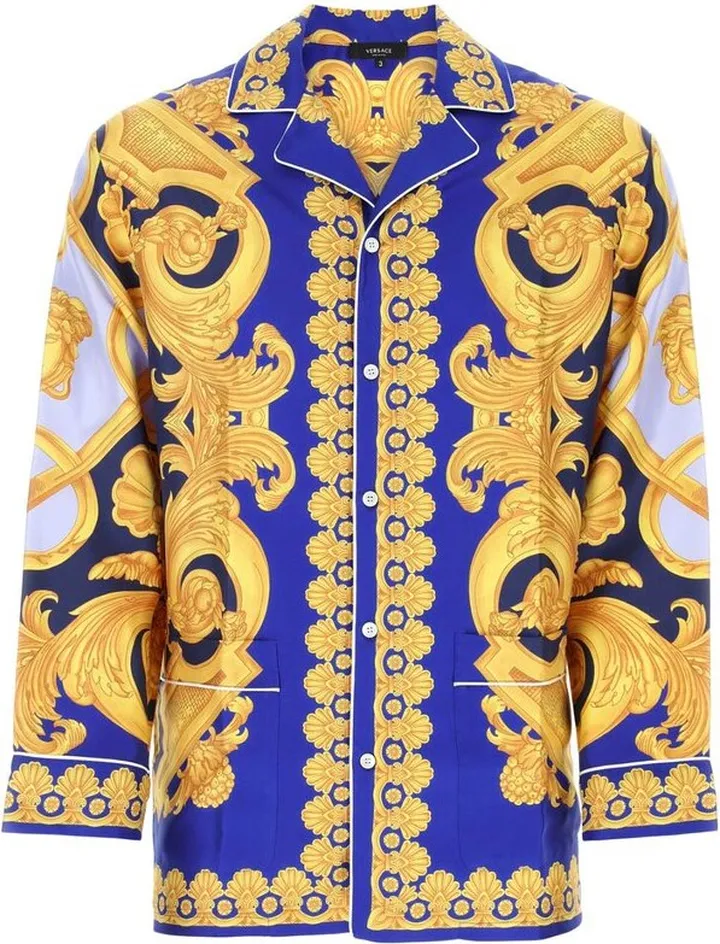 Versace Baroque Pattern Pyjama Top