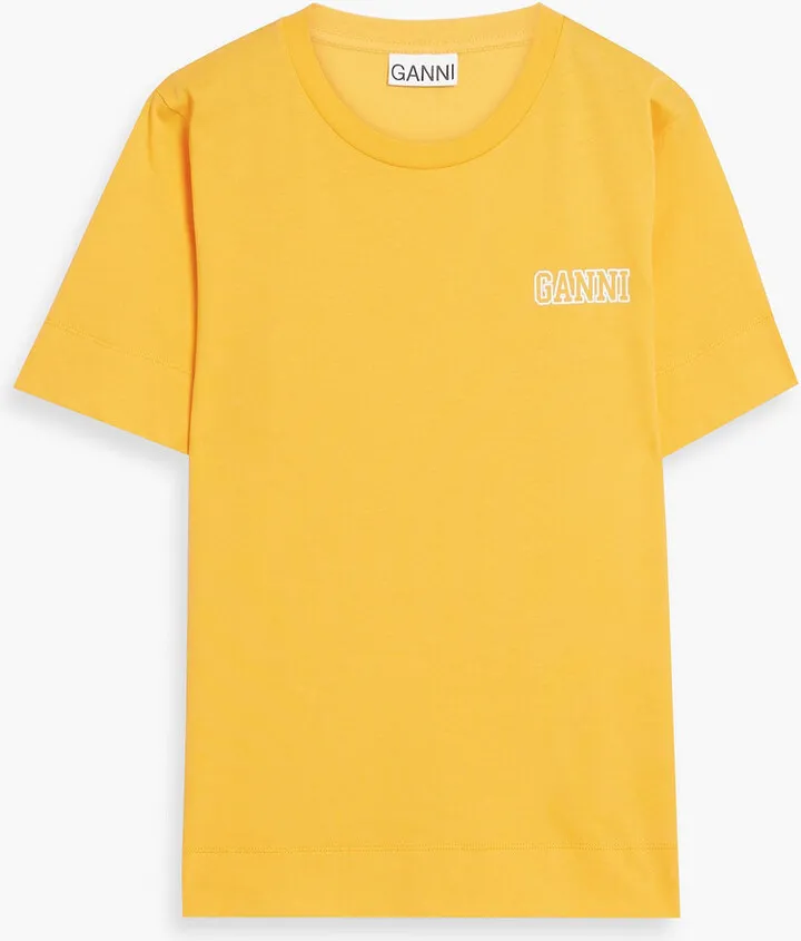 Printed cotton-jersey T-shirt