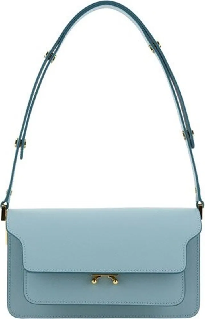 Marni New Trunk Foldover Top Shoulder Bag