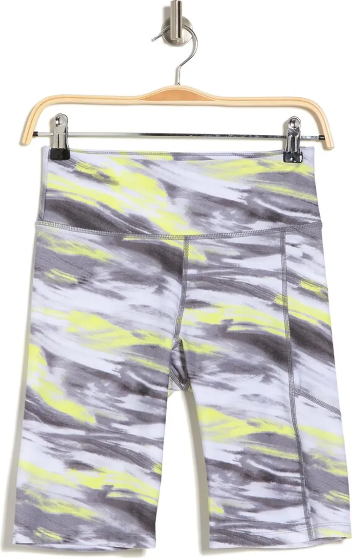 High Waist Print Bike Shorts