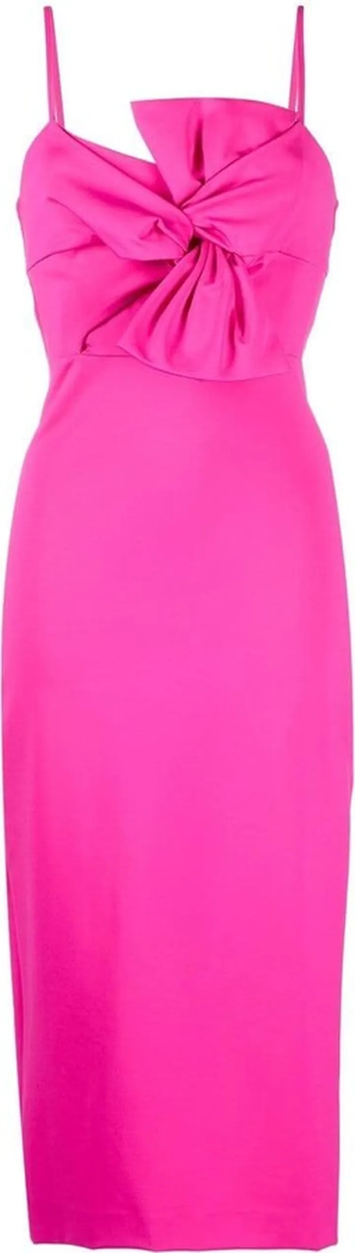 Renny bow-detail midi dress