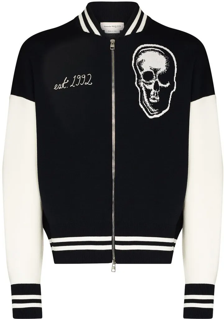 Skull Patch Bomber Jacket