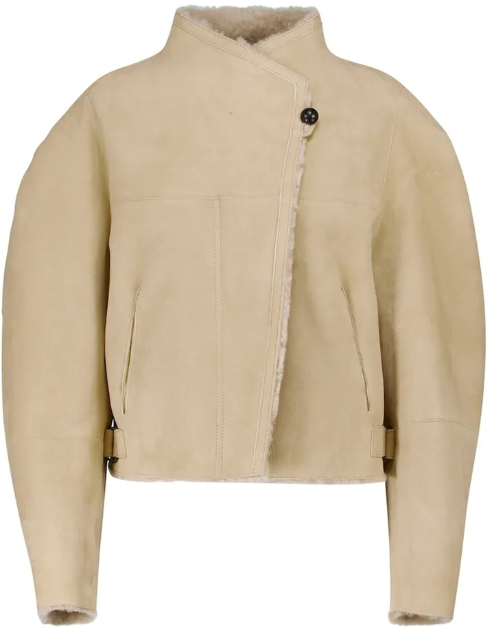Acacina suede and shearling jacket