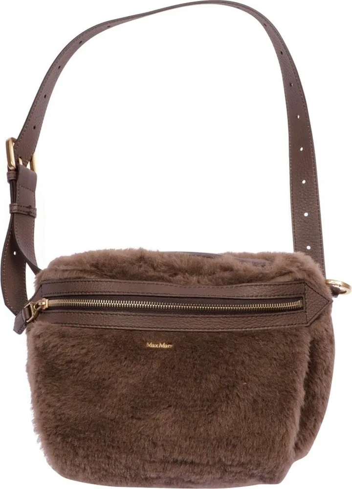 Max Mara Logo Plaque Zipped Belt Bag