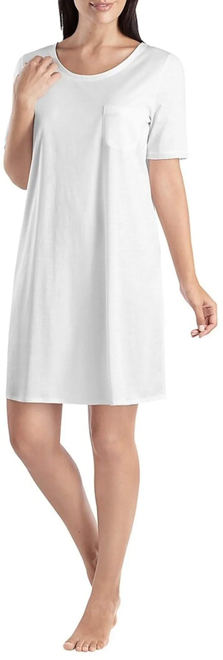 Cotton Deluxe Short-Sleeve Gown