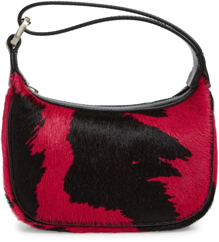 Mini Moonbag Genuine Calf Hair Handbag