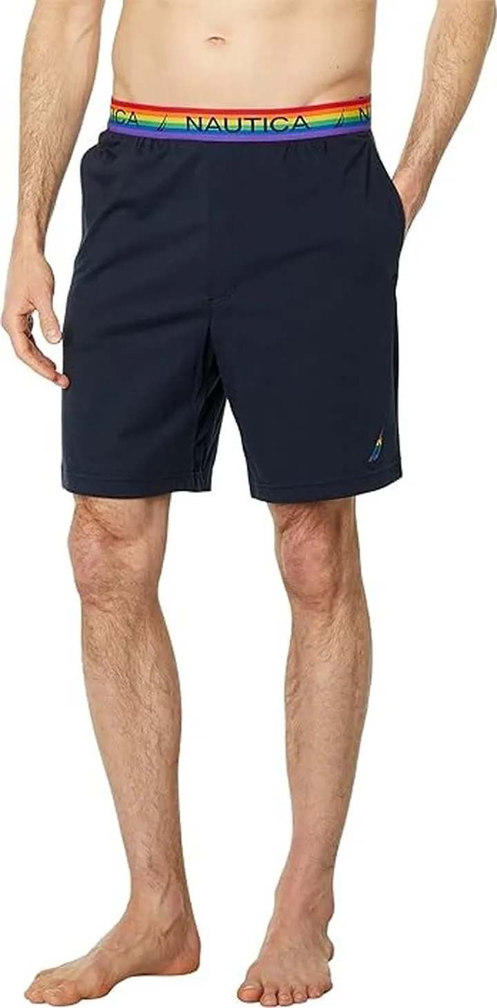 Nautica Pride Sleep Shorts (Navy) Men's Shorts