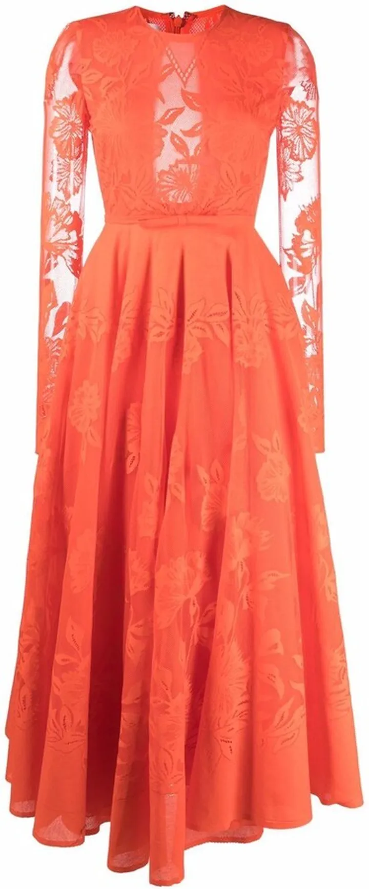 Floral Jacquard Dress