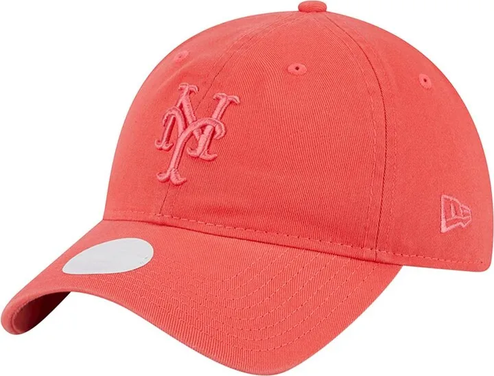 Women's New Era Red New York Mets Lava Core Classic 9TWENTY Snapback Hat