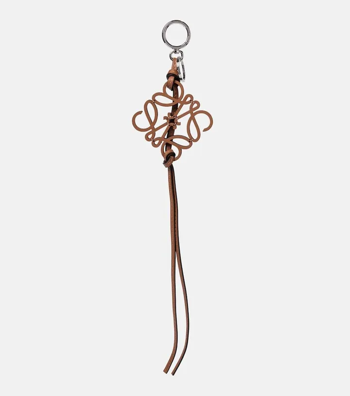 Anagram leather charm