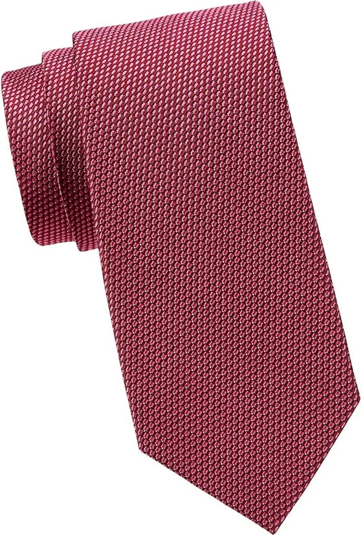 Geometric Silk Tie