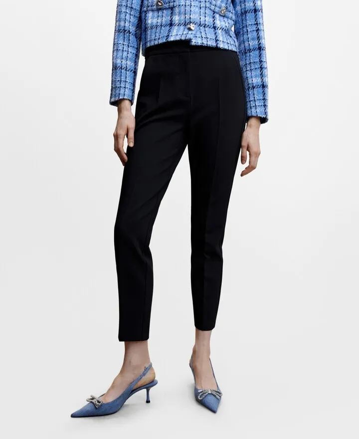 Mango Women's Slim Fit Suit Pants
