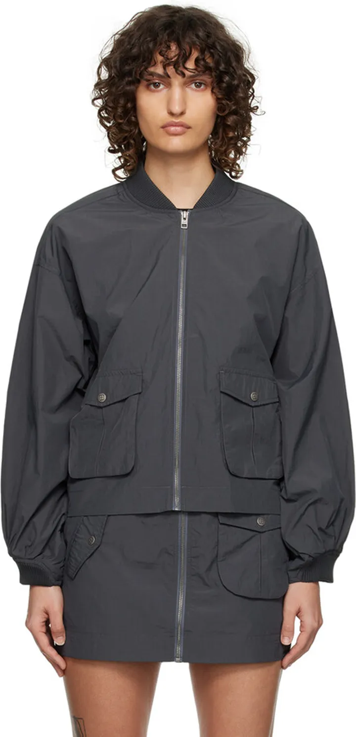 Ksubi Black Elemental Bomber Jacket