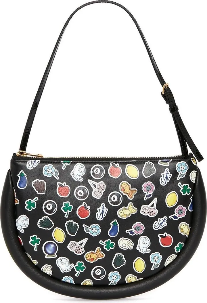 Bumper-Moon sticker shoulder bag