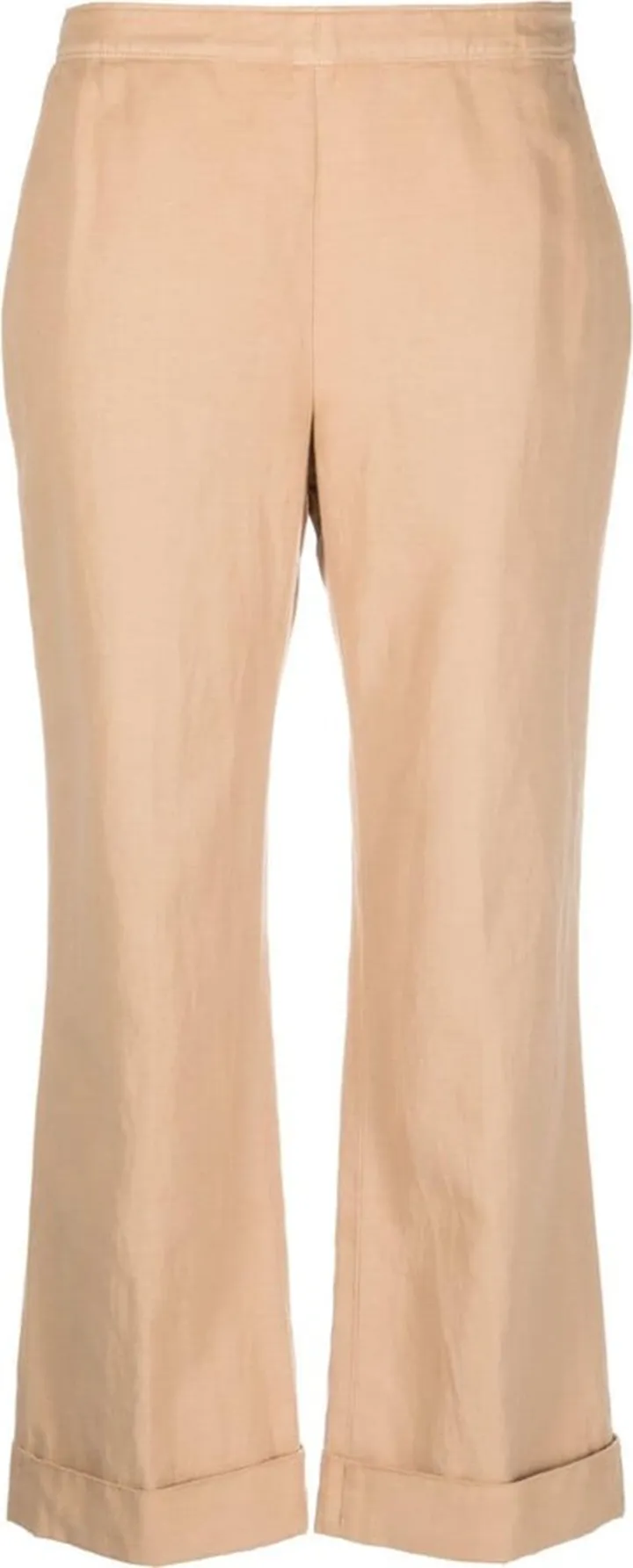 Cropped Flared Trousers