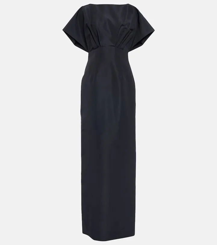 Silk faille gown