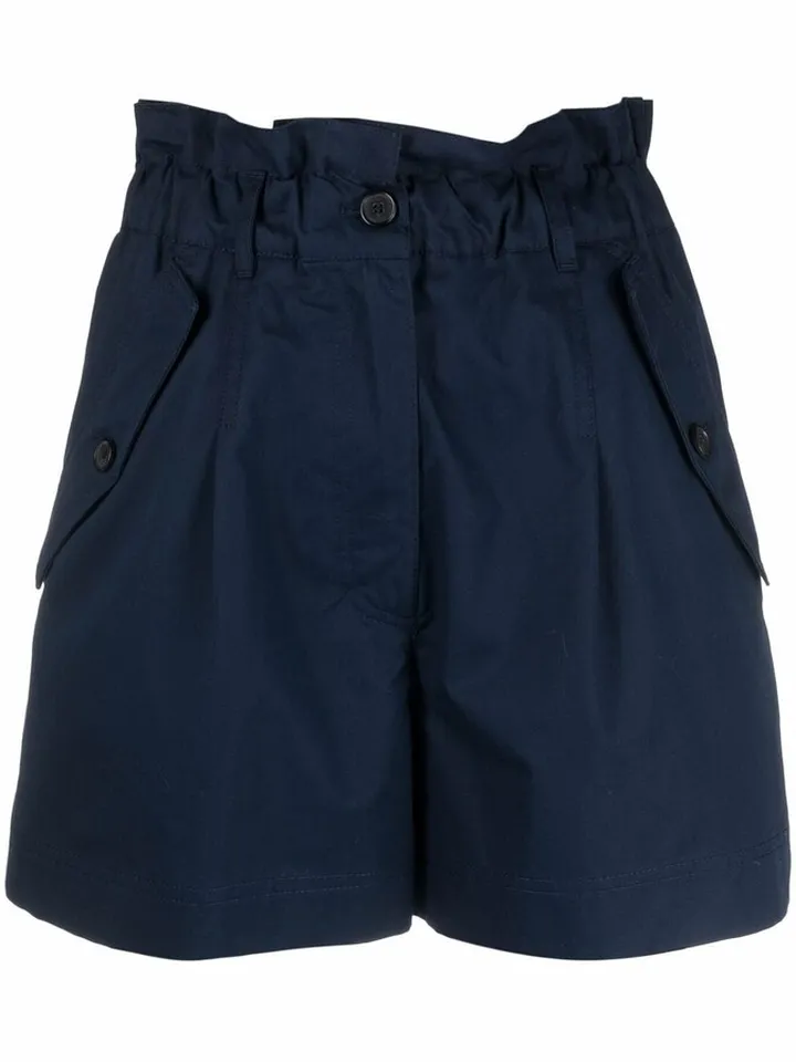 High-Waisted Cargo Shorts