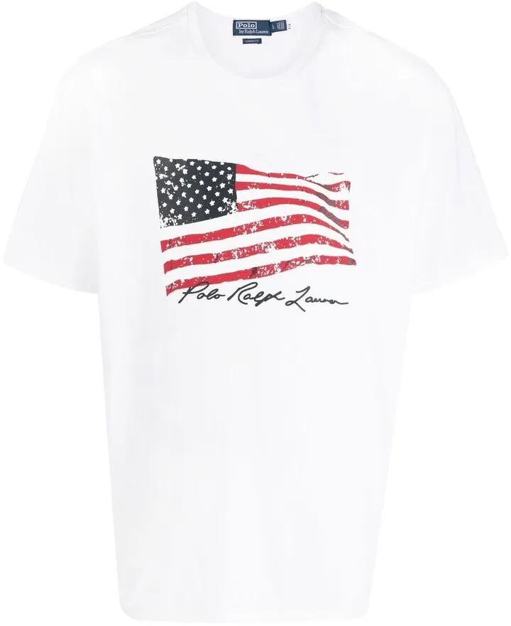 graphic-print cotton T-shirt