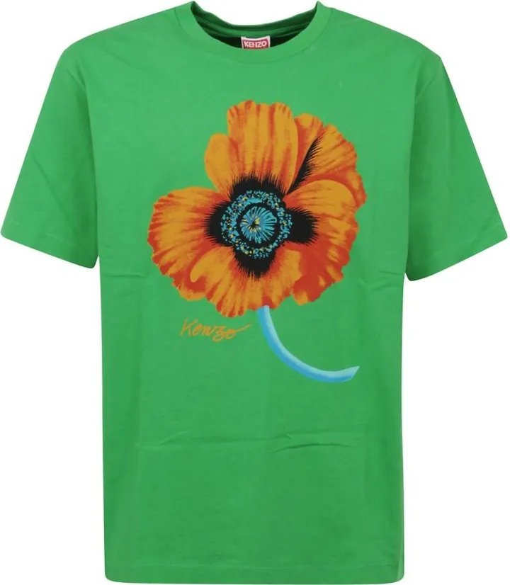 Kenzo Graphic Printed Crewneck T-Shirt