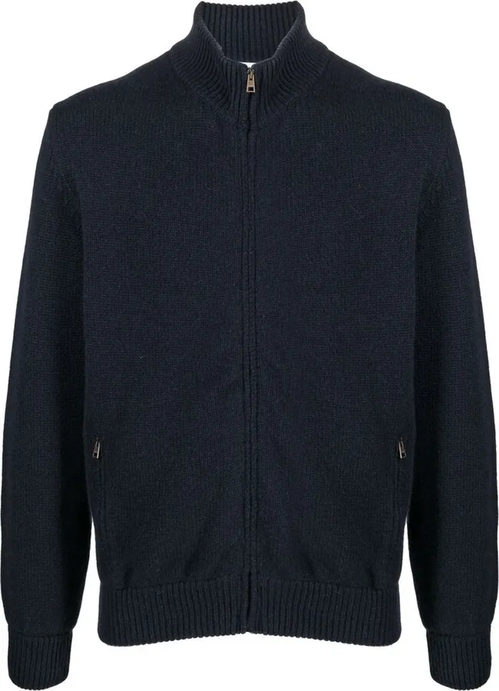 Zip-Up Cashmere Jumper