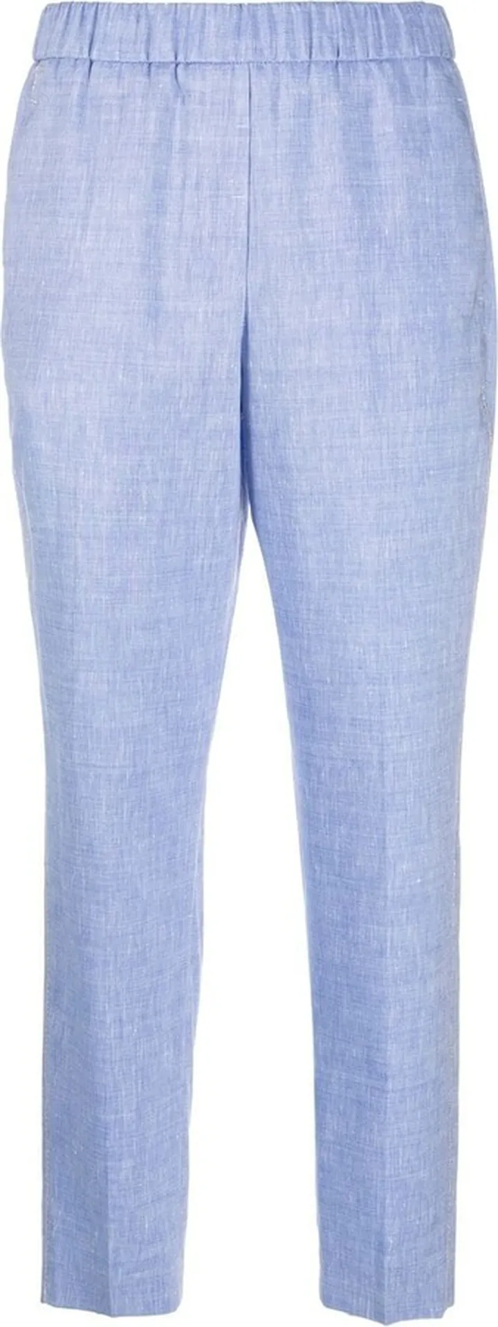 Elasticated Cropped Trousers