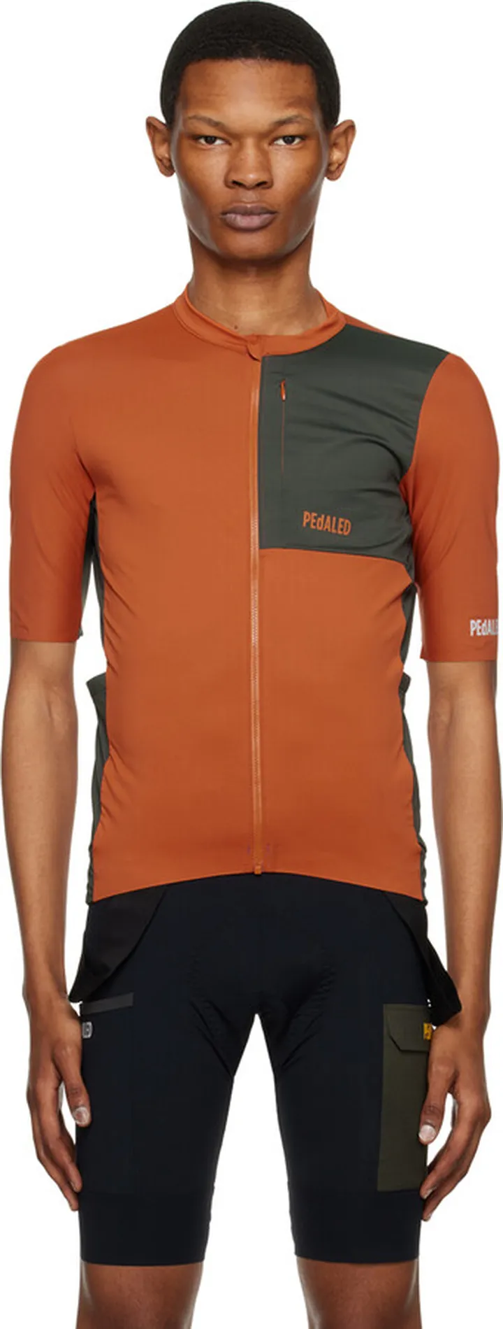 PEdALED Orange & Brown Odyssey T-Shirt