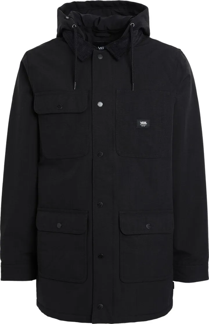 Mn Drill Chore Coat Long Mte-1 Coat Black