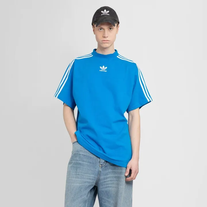 Balenciaga Man Blue T-Shirts