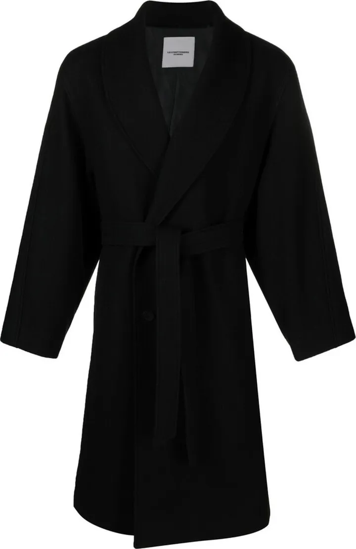 Double-Breasted Wool Coat