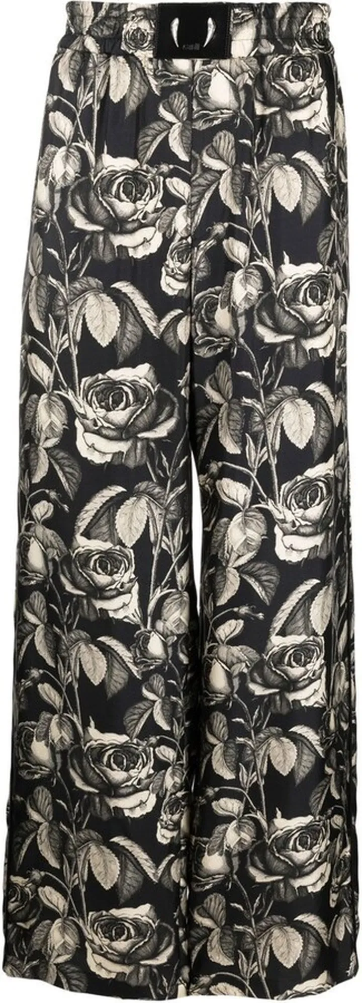 Floral-Print Straight-Leg Trousers