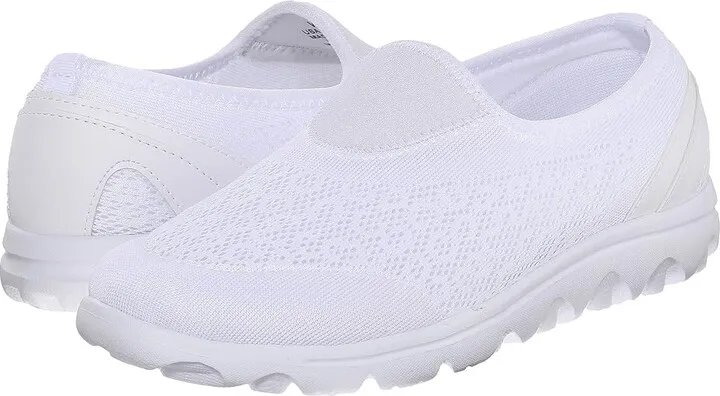 Propet TravelActiv Slip-On (White) Women's Slip on Shoes