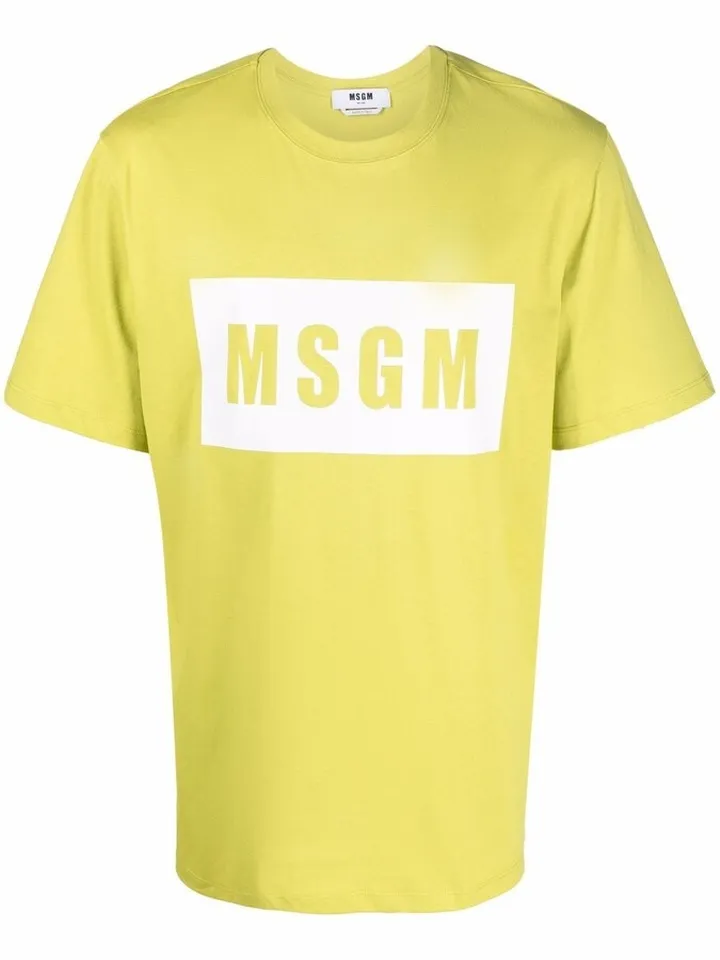 logo box print T-shirt
