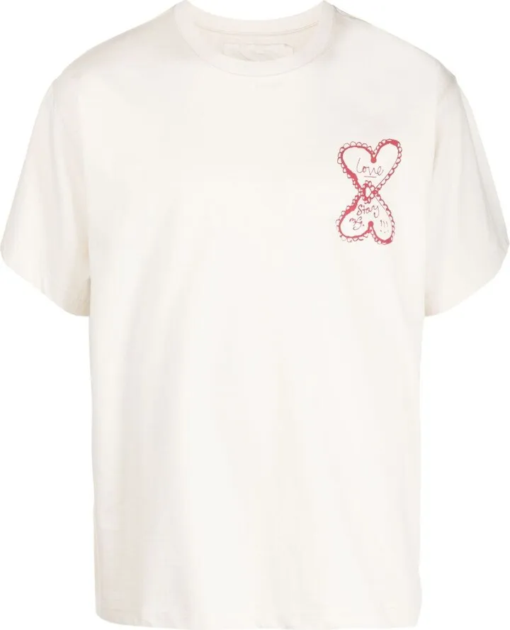 graphic-print short-sleeve T-shirt