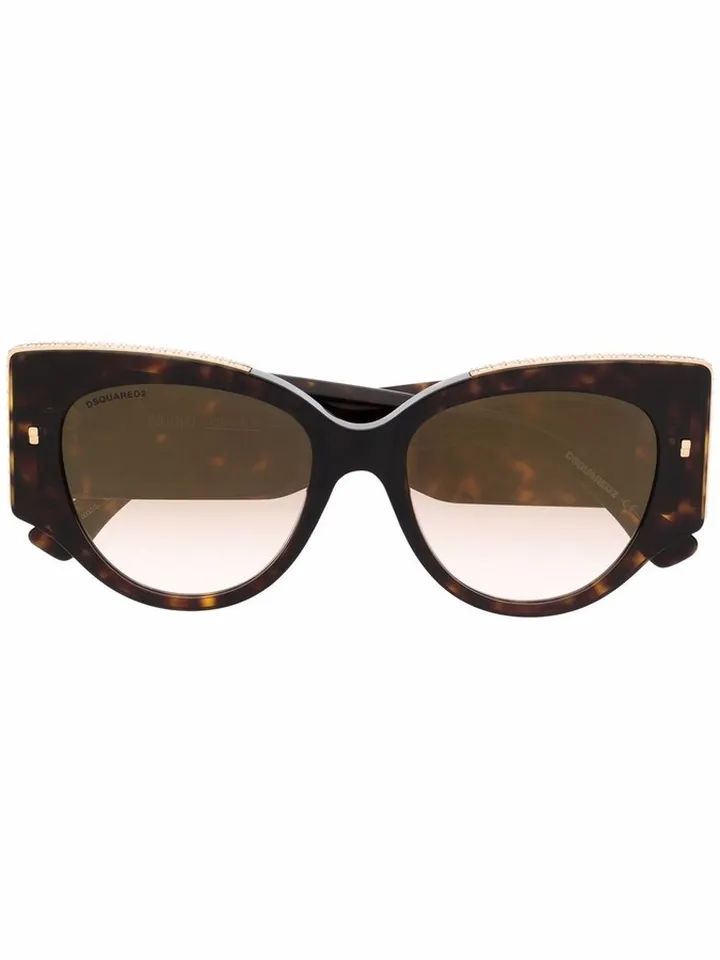 Hype logo-plaque sunglasses