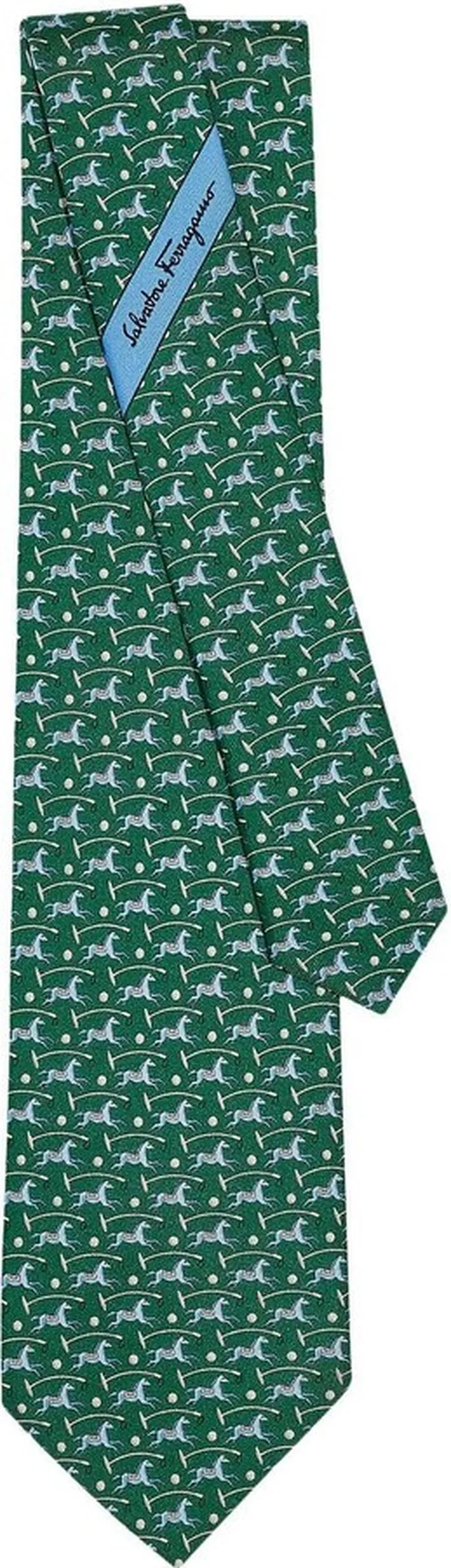 Embroidered Silk Tie